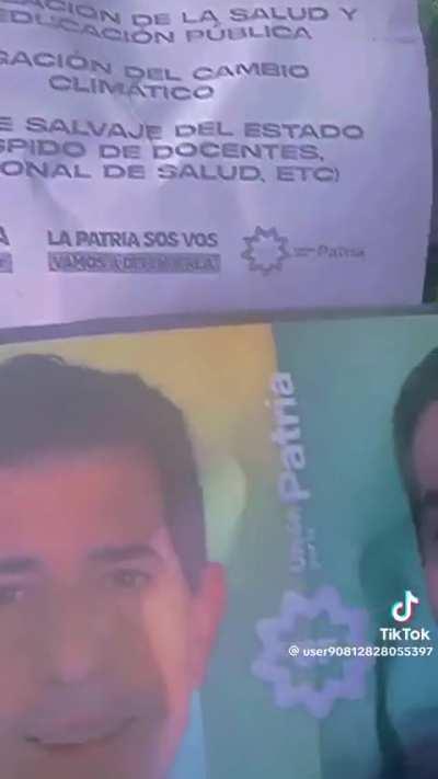 Boleta del oficialismo con advertencias
