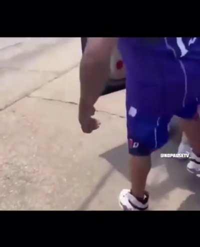 What made him think it was ok to walk up and try to get in somebody truck butt naked