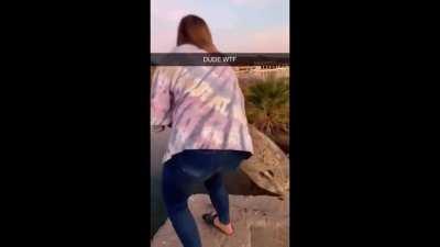 Girl gets kidnapped by log