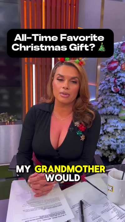 Joy discussing favorite Christmas gift | IG reel 12-25-24 