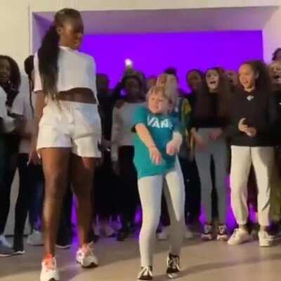 This girl dancing
