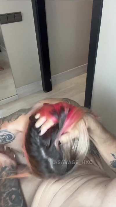 She had to know what her mouth was made for