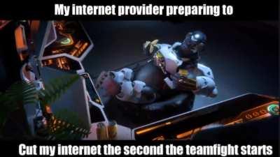 I swear, it always happens at the worst times.