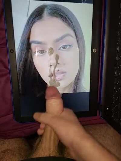 Another slut covered in cum