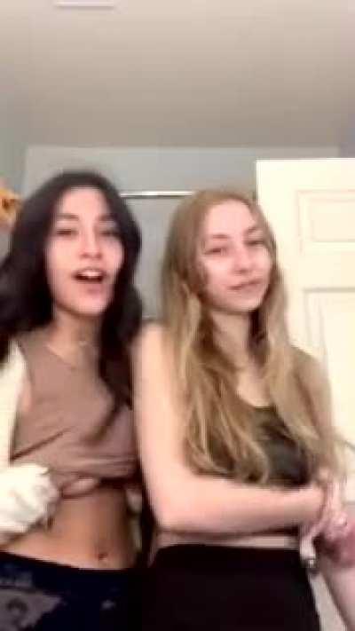 hot group of 19 yo girls trying to get that easy money