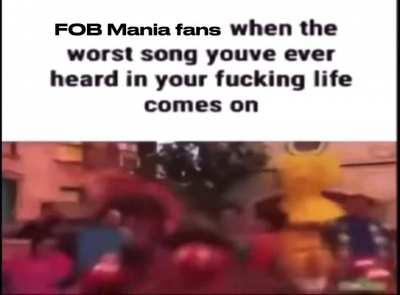 No offense to fall out boy or mania fans