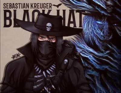 Krueger - Black Hat Fan Art, I'm sorry if the kill effect is misleading