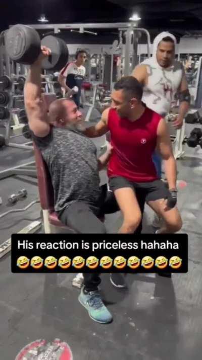 He just needed some support