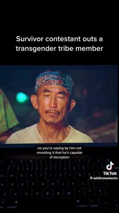 Survivor Contestant outs a transgender tribe member