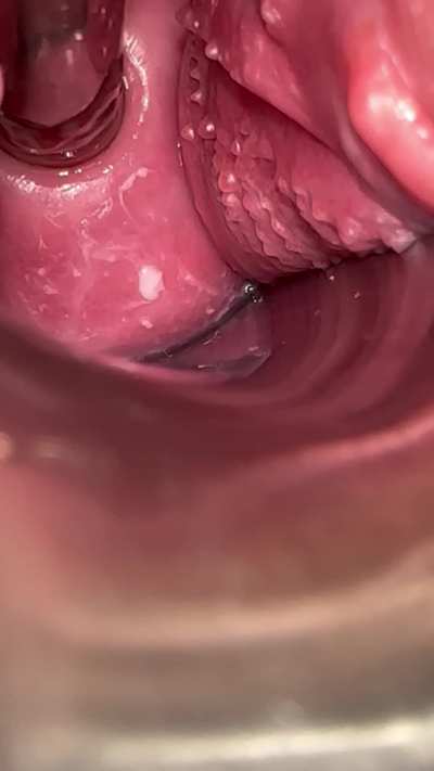 Your cum would be the perfect lube here 