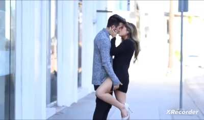 The kissing underrated. The way he lifts his leg horny me.🥵🥵