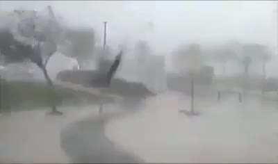 Буря в Израиле. Хайфа