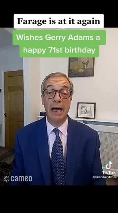 Someone has done this again to Nigel 😂