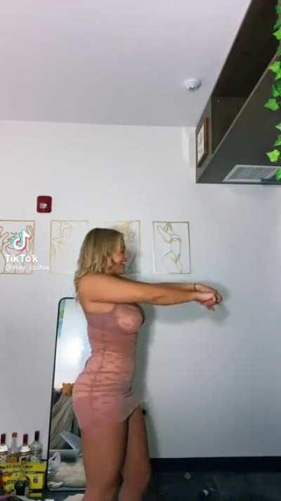 hay_coIfax in a tight dress