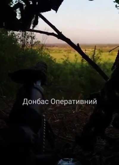The sound of fighting recorded from a AFU position in Zaporizhia sounds like a M242 25mm Bushmaster.
