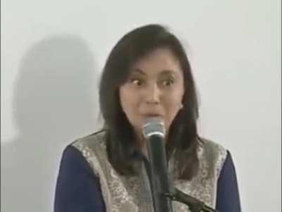 WATCH what Leni Robredo really said: 10 x 4 x 40 = 1600. The circulating edited video leaves out the 10 to make it look like she miscalculated. Link to the context in the comments