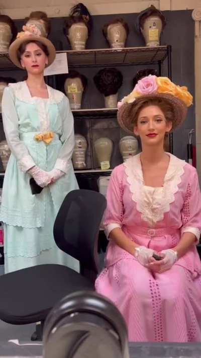 Theater girls in their natural habitat