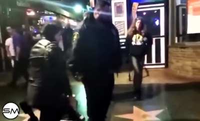 Crossed the line of decency. Got treated indecently instantly.