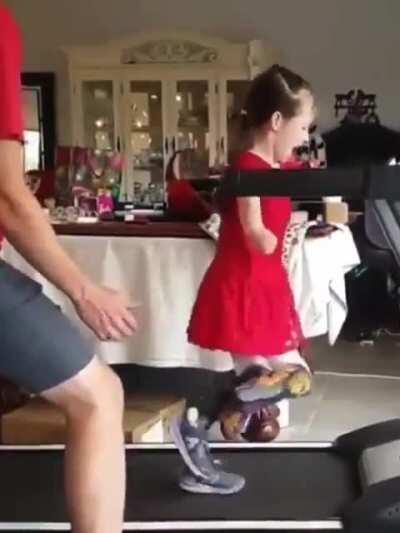 The human spirit is one of ability, perseverance and courage that no disability can steal away, more power to you girl