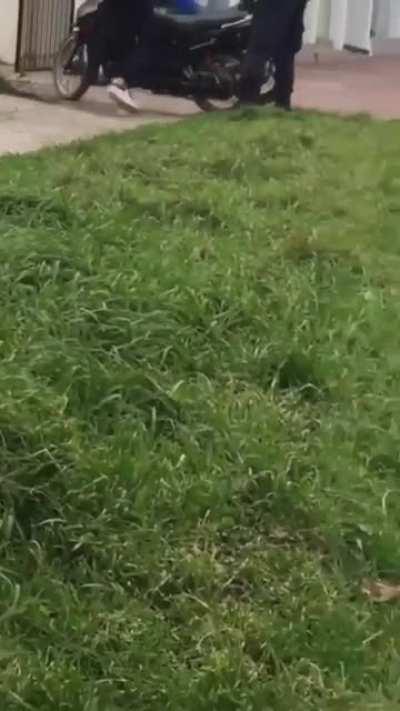 Turro llorando por la incautación de una moto sin papeles