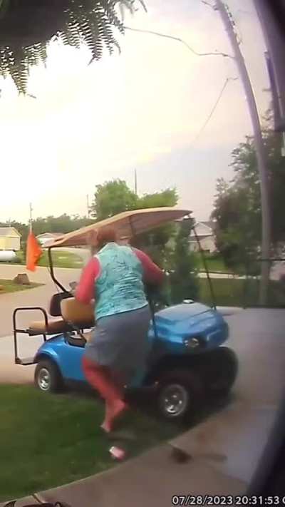 One idiot, two crashes. 