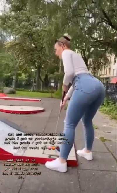 Ah, so she's been busy w school.