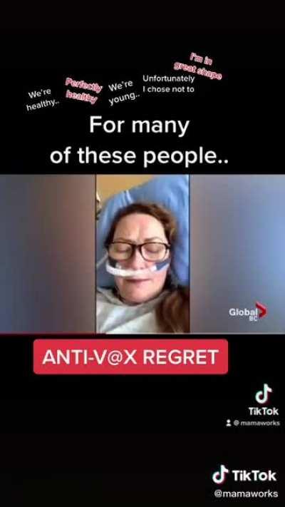 Anti-vax regret