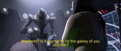 When people say it's a warcrime to murder meatbags.