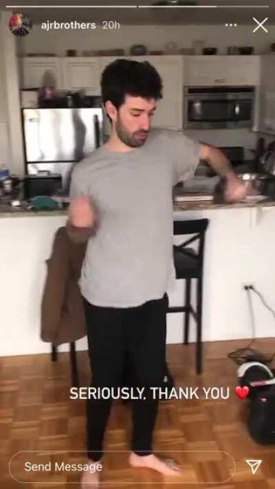 Jack's little victory dance