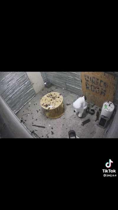 Yeah I'd just move to one corner and stay there