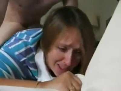 Hard against the mattress at the milf