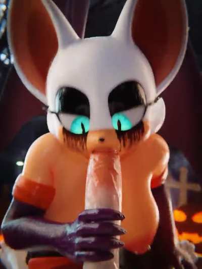 Rouge's Midnight Blowjob [MF] (houssem)