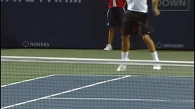 Roger Federer great angles