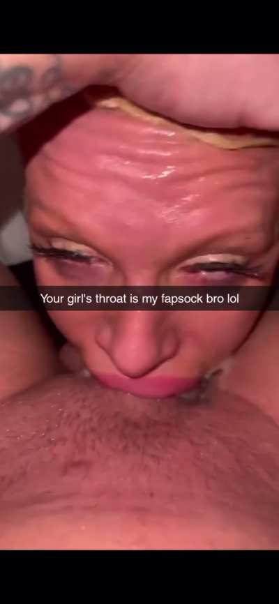 Bimbo facefucked