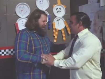 Brian Wilson pays a visit to Freddy Fazbear’s Pizza (circa 1982, colorized) *REAL*