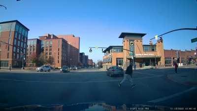 At least he looked both ways