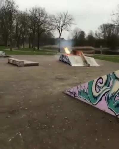 Fuck You delivered via firecracker