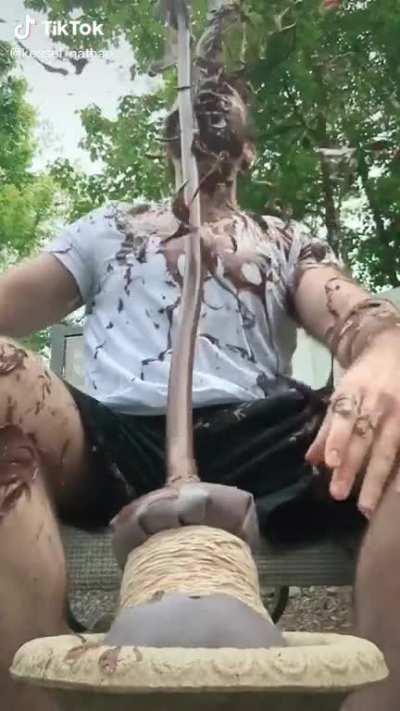 Guy Gets Drowned In Chocolate Milk