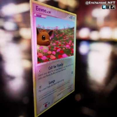 A 3D Eevee Card that I made in Blender!