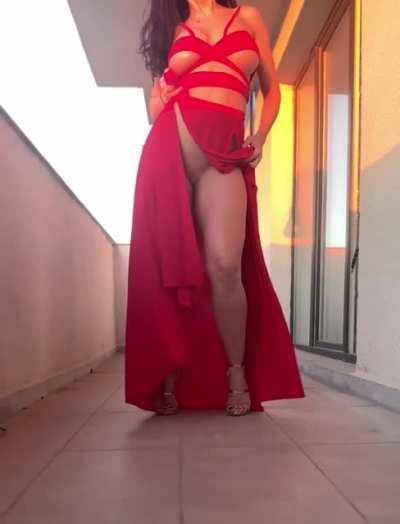 Panties would have ruined the outfit