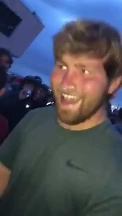 Taking drugs of a coppers hat.