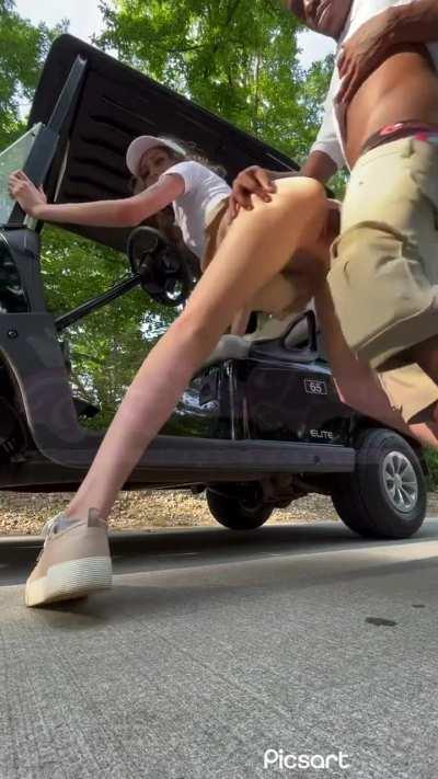 Driver up the fairway