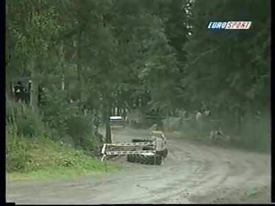 The Rally of 1000 Lakes + Juha Kankunnen + 1998 Ford Escort WRC