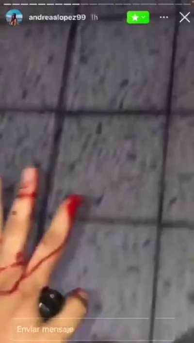 Her Spanish skills didn't tame the dog