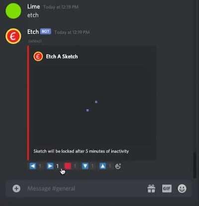 I made an Etch A Sketch bot