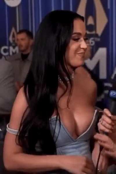 Katy Perry busting out