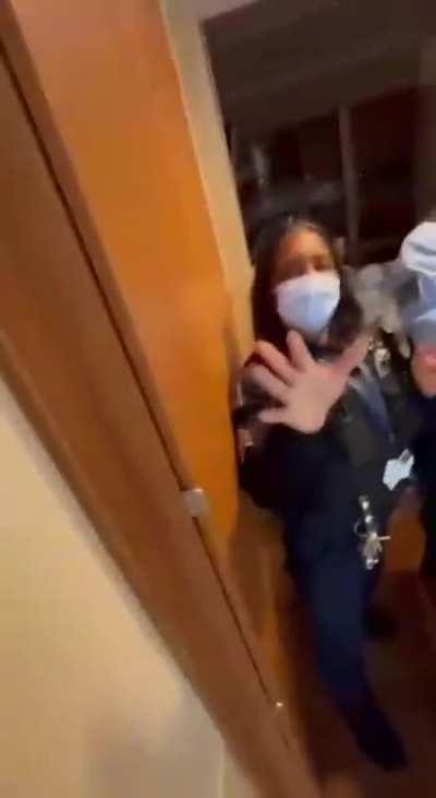 Man is asked to leave maternity ward over covid test. Instead, he begins to scream and claim they&rsquo;re trying to kill him.