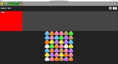 Gameplay of Colour Match game inside my port