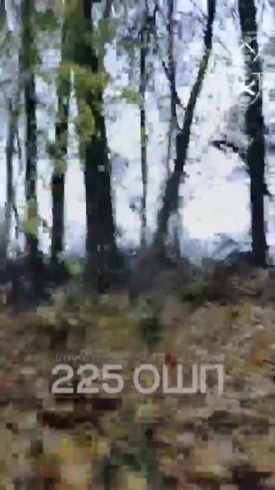 Ukrainian artillery crew was spotted by the enemy and then attacked by several Russian strike drones. Fortunately the soldiers of the TUR Battalion of the 225th Assault Regiment were able to defend themselves and to evacuate their equipment. 20.10.2025