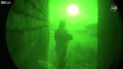 [Combat edit] ISIS fighters nighttime/dawn attack on Iraqi Army positions in Eastern Ramadi, Anbar province [November, 2015)
